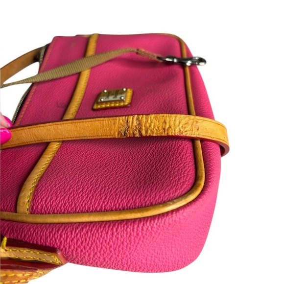 Dooney & Bourke Lola Pouchette Hot Pink Carley Collection Dooney &Bourke - Picture 9 of 12